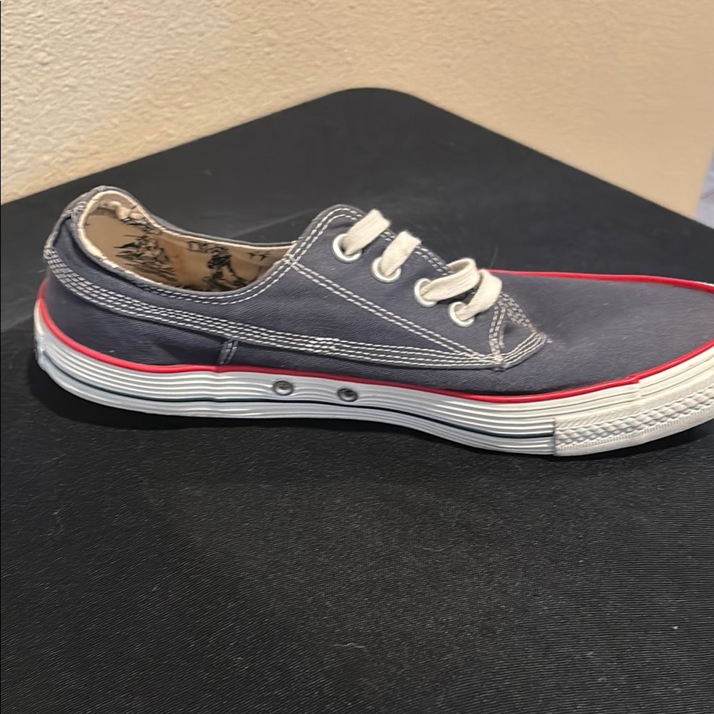 Converse Men's Gray Canvas Sneakers - Picture 4 of 5